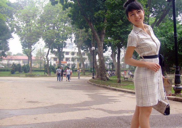 Đóa hồng Ngọc Anh không chỉ xinh đẹp mà còn rất siêu Văn. Cô từng đạt giải 4 Học sinh giỏi văn thành phố Hà Nội.